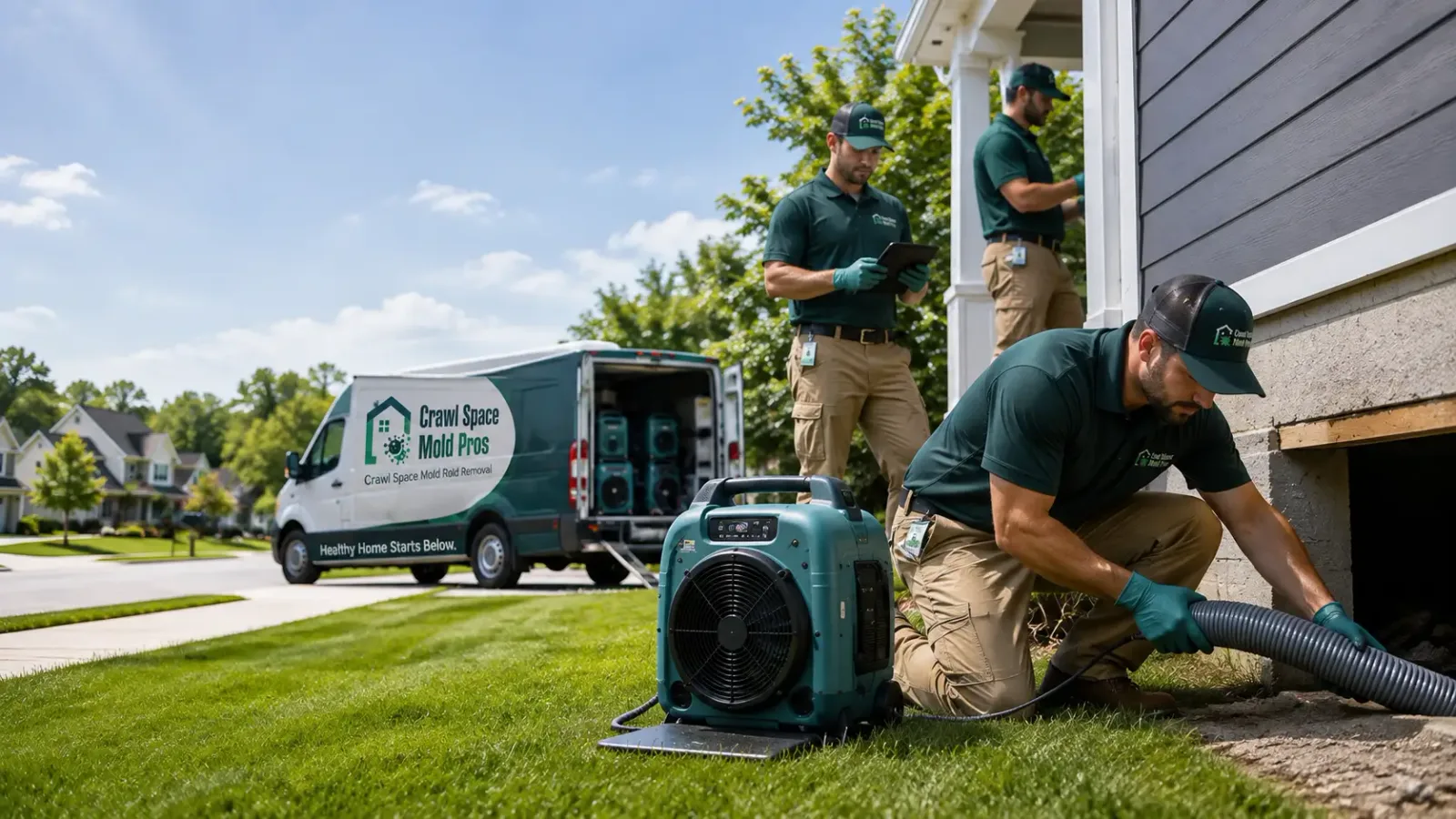 Crawl Space Mold Removal in Port Jervis, NY